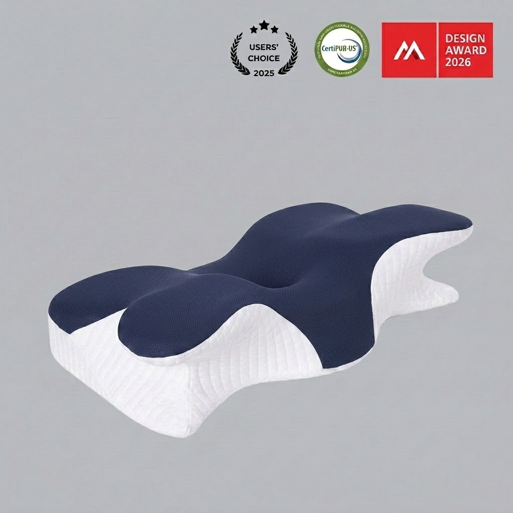 Memory Foam Neck Pillow – Wake Up Pain-Free