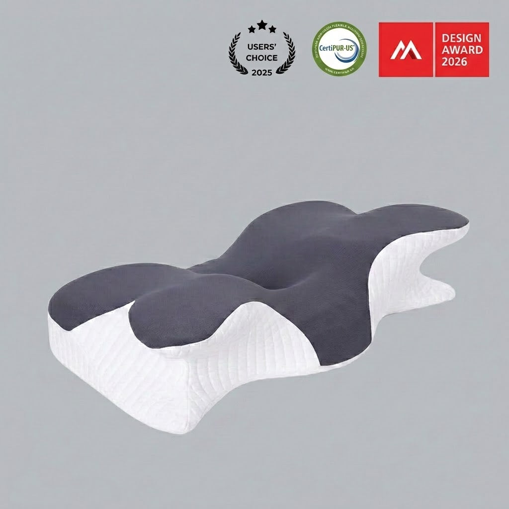 Memory Foam Neck Pillow – Wake Up Pain-Free