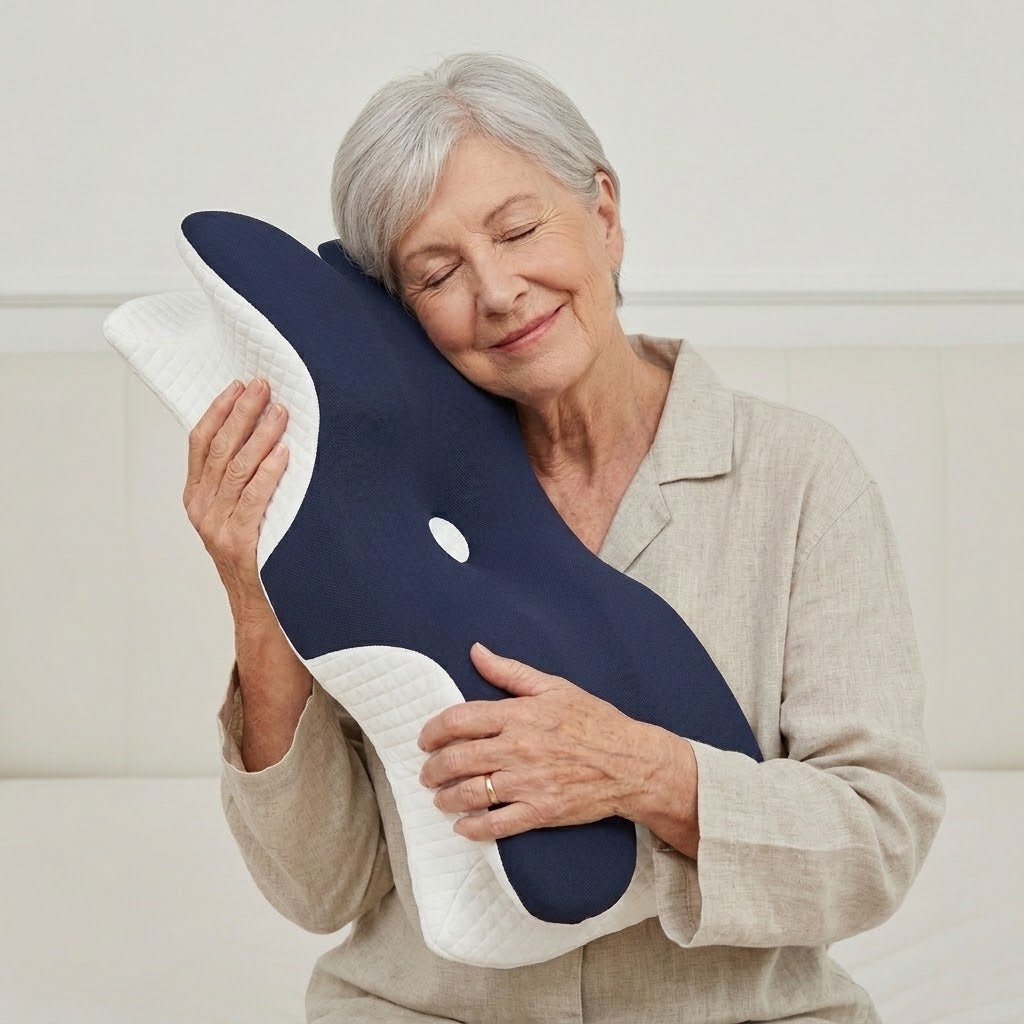 Memory Foam Neck Pillow – Wake Up Pain-Free