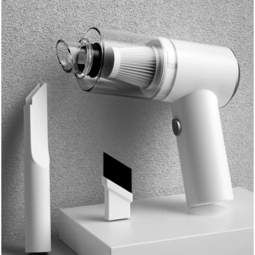White High-power Wireless Car Vacuum Cleaner