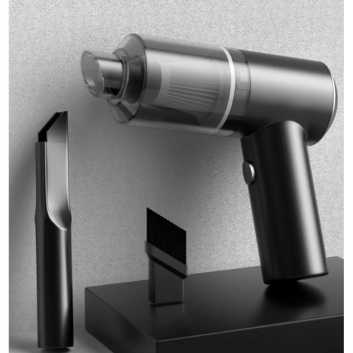 Black High-power Wireless Car Vacuum Cleaner